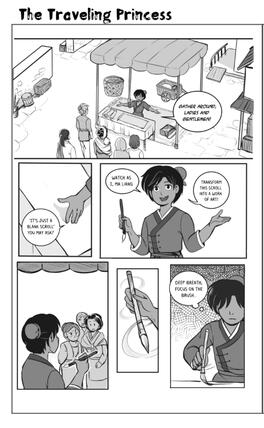 The magic painter page 1 (2019)